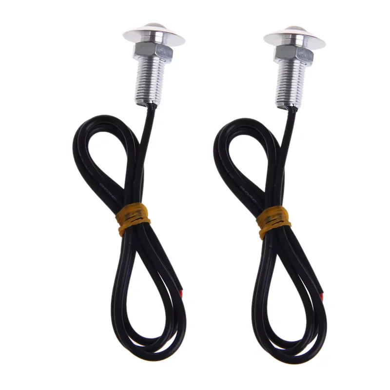 

1 Pair Ultra Thin 23mm 12V Car LED DRL Daytime Running Light Eagle Eye Lamp Signal Lamp