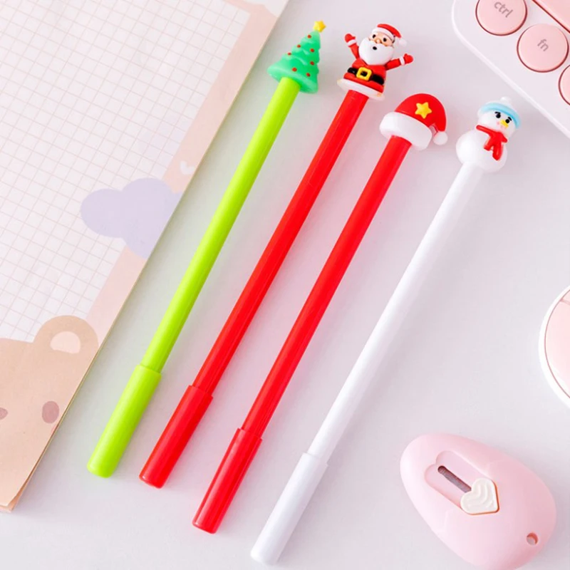 

Cute Cartoon Christmas Series Gel Pen Creative Fresh Students Office Pen for writing Stationery
