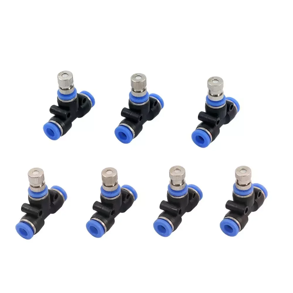

Low Pressure Misting Cooling System Atomizing Nozzles 6mm Slip lock Quick Connectors Humidify Watering Landscapingc Sprayer 5Pcs