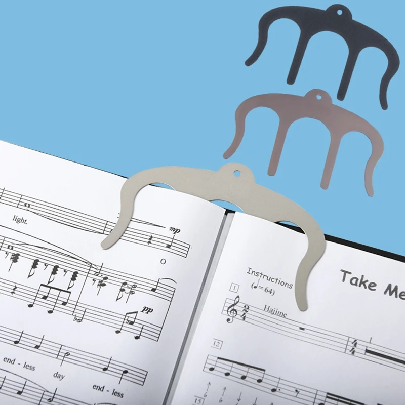 Прочная музыкальная папка металлические закладки зажимы держатель для страниц