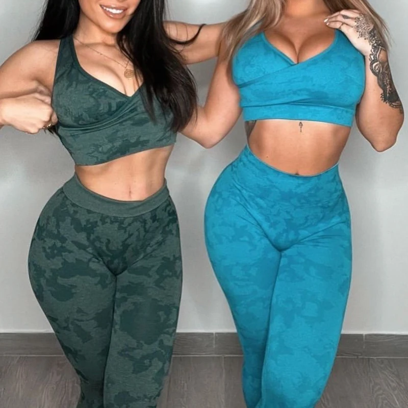 New Adapt Camo Seamless Leggings For Women Workout Clothing Scrunch Butt Gym Leggings Sets Womens Outifits Stretchy Sports Tight