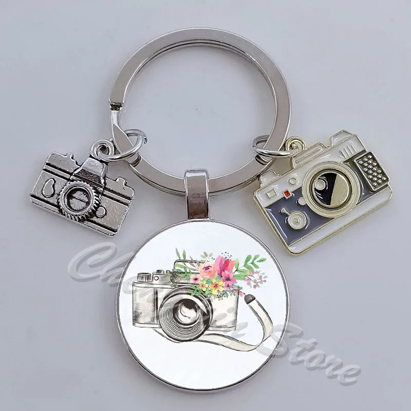 Эмалированная цепочка для ключей фотоаппарата