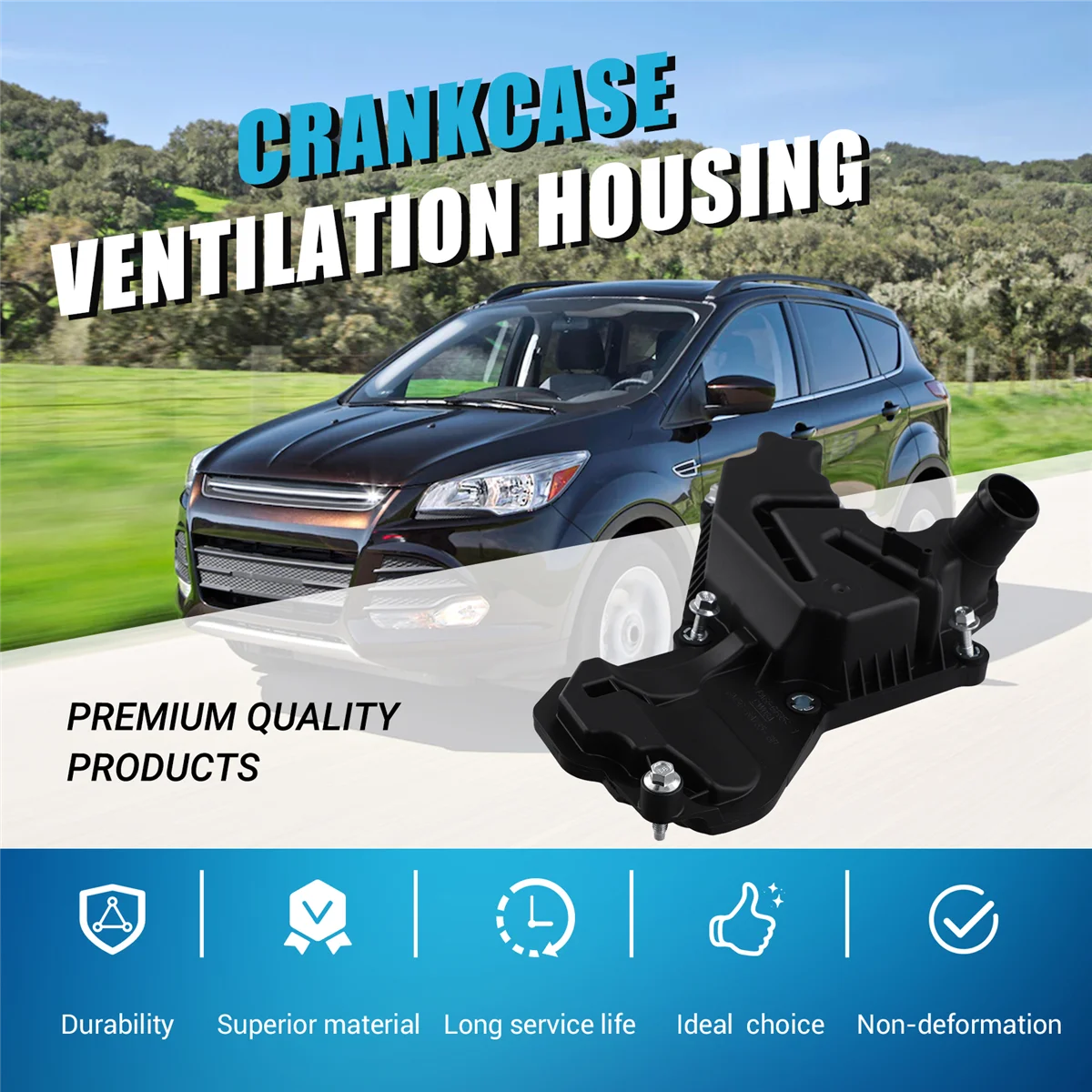 Масляный Сепаратор двигателя Картер вентиляционный корпус для Escape 1 6 2013 BM5G-6A785BC