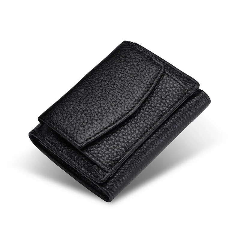 New Arrivals Genuine Leather Women Small Wallets Ladies Coin Purses Card Holder Large Capacity Money Bag