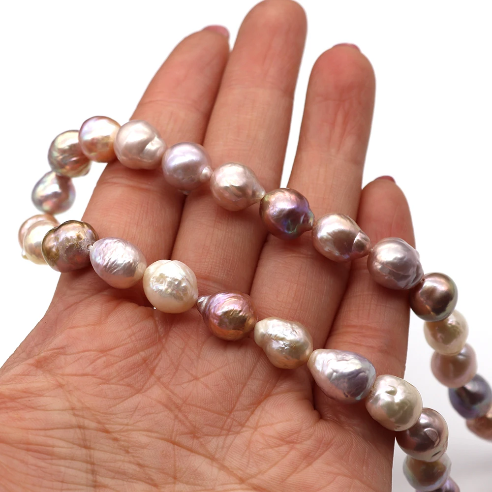 

Natural Freshwater Pearl Baroque Spaced Beads for Fashion Glamour Jewelry Making DIY Earrings Bracelet Necklace Accessories