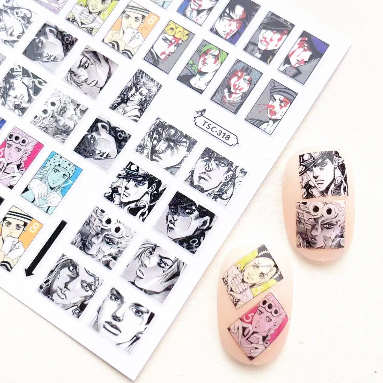 

TSC-318 JO Boy colorful letters 3d nail art stickers decal slider template diy nail tool decorations