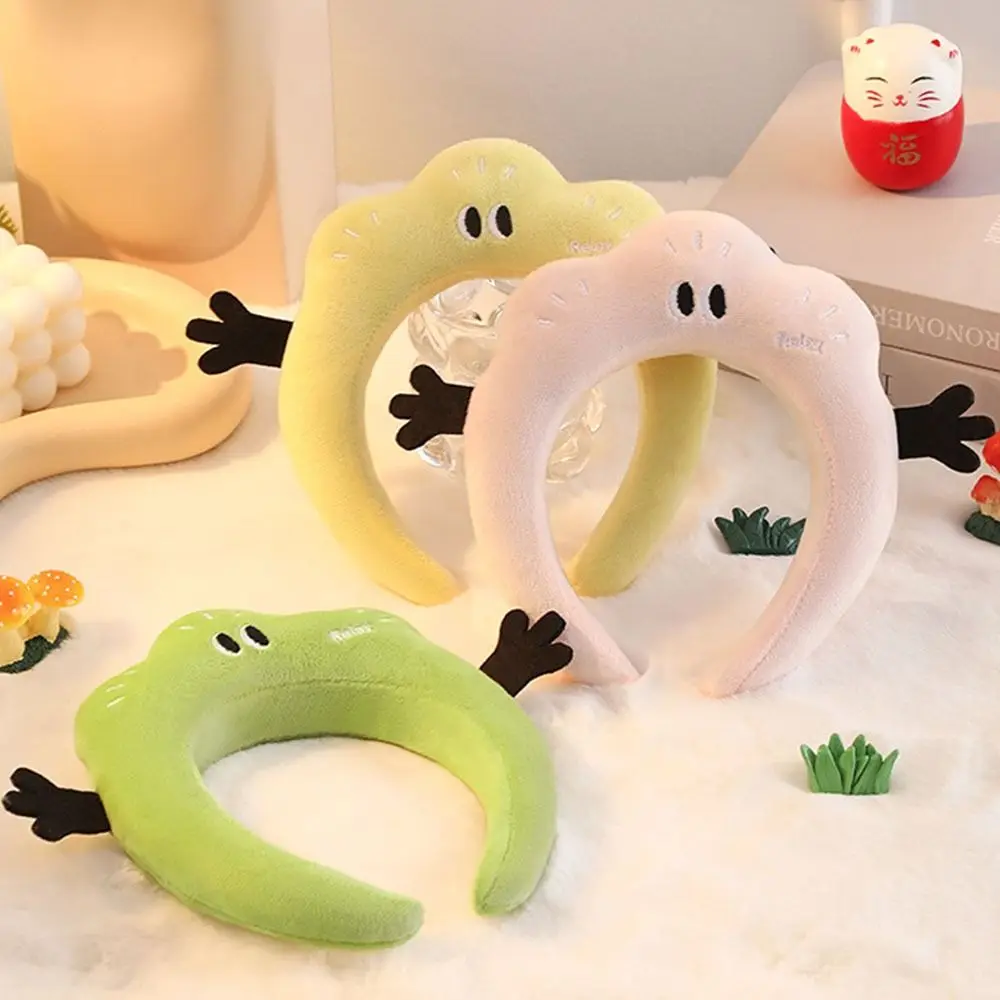 Креативная мягкая эластичная повязка на голову с большими глазами милая