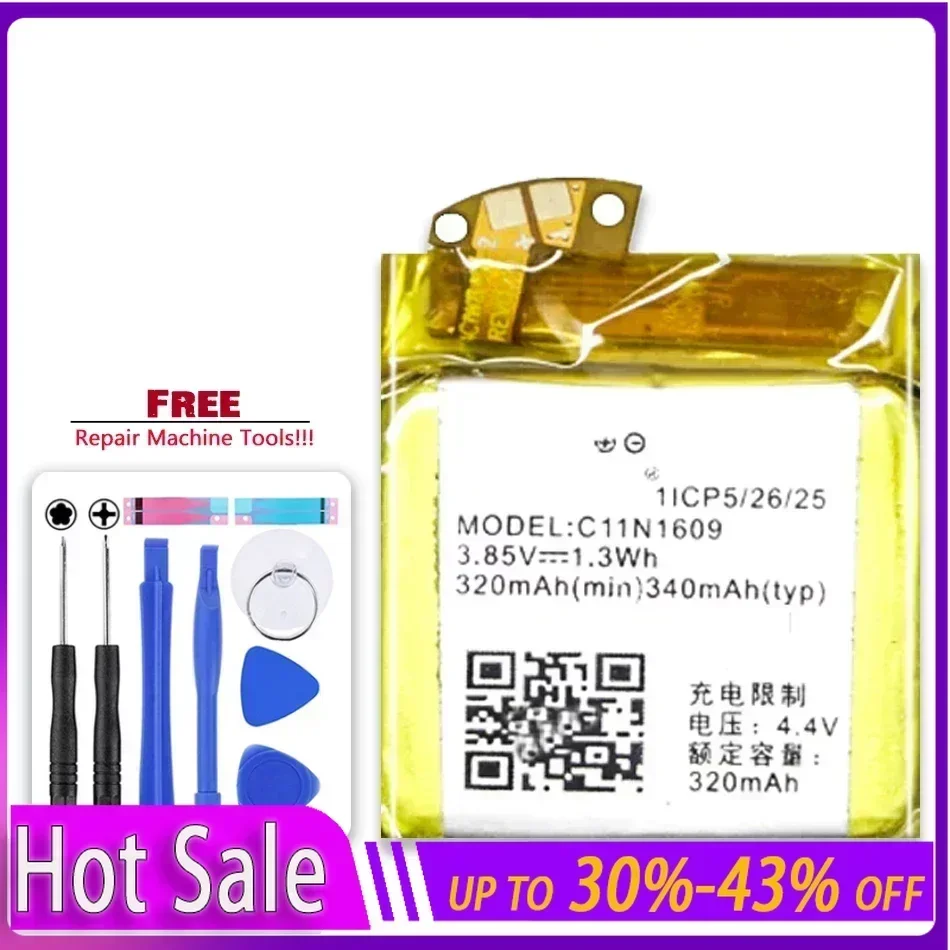 C11N1609 для ASUS ZenWatch 3 WI503Q Сменная батарея часов Аккумуляторные батареи 340 мАч +