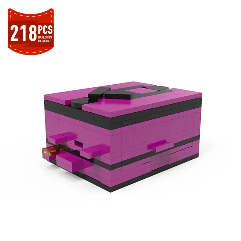 

Moc Squidededs Gamed Intelligence Decryption Box Building Blocks Creative Magic Cube Puzzle Model Bricks Toys for Children Gifts