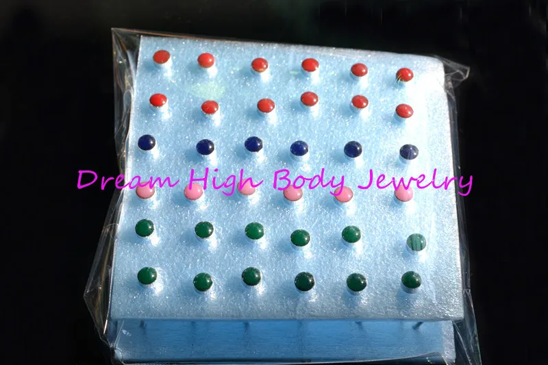 

Free Shipping Earring Stud Piercing Gun Ear Hole Ear Ring Nail Pin Cone specialty Kit Fit 720pcs/lot with White Butterfly Gift