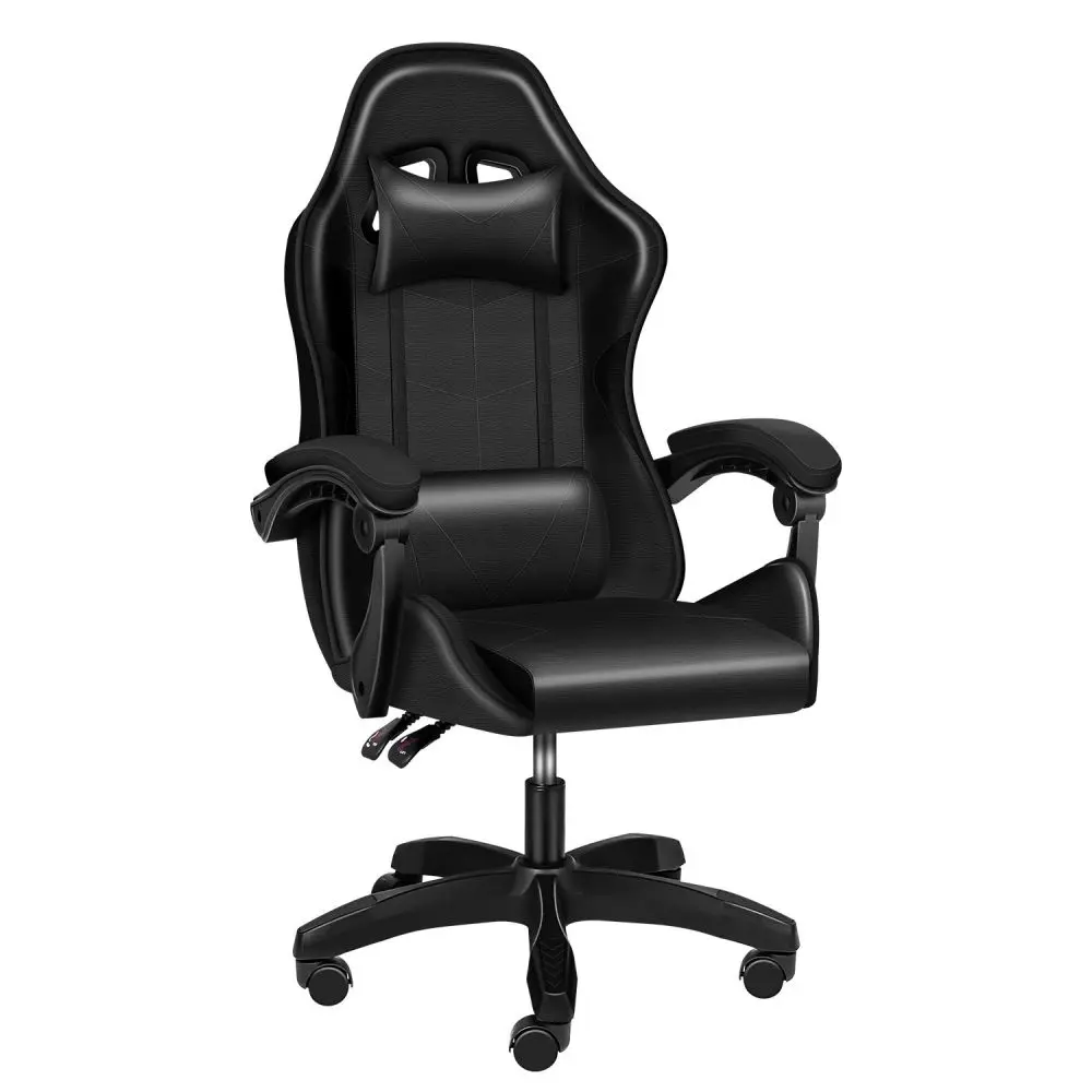 

Backrest & Seat Height Adjustable Swivel Recliner Racing Office Computer Ergonomic Video Game Chair, Without Footrest, 4 Colors