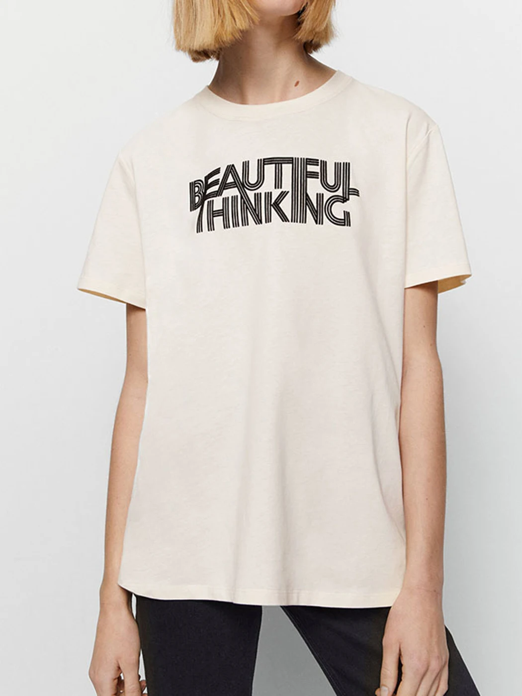 

Женская хлопковая футболка с коротким рукавом, бежевая футболка с круглым вырезом и надписью, уличная одежда, лето 2022