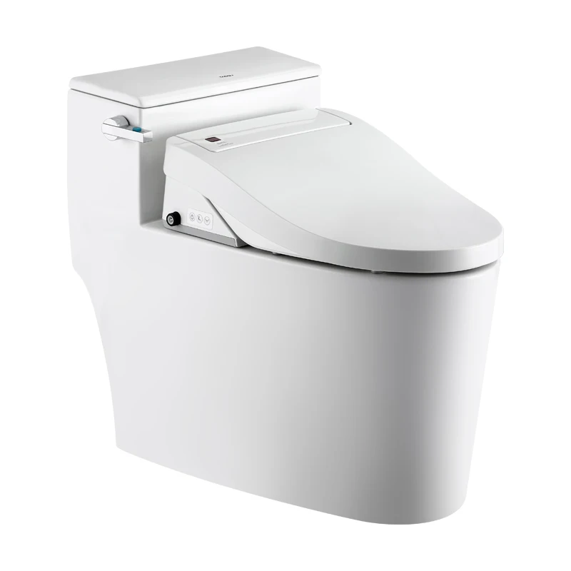 

Intelligent toilet lid remote control electric heating toilet seat fully automatic household multifunctional flushing device