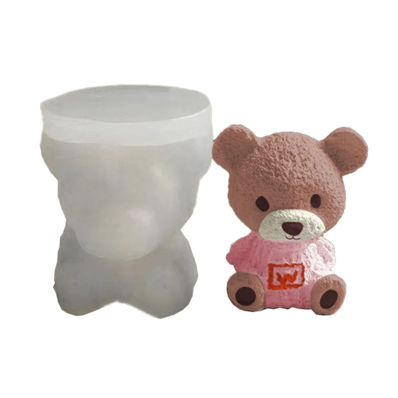 

DIY Bear Ice Cube Epoxy Resin Mold Aromatherapy Plaster Casting Silicone Mould