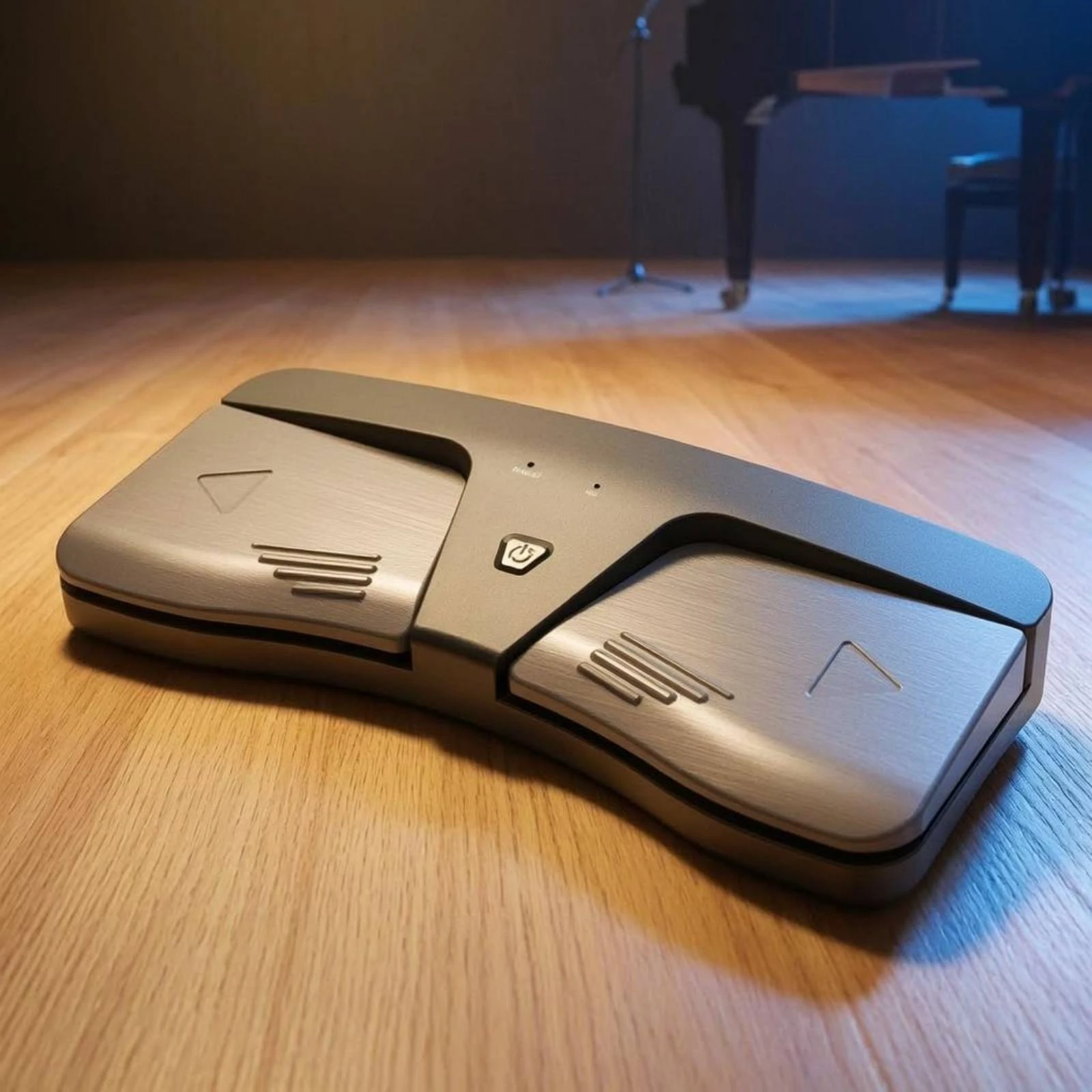 Фото Педаль для перелистывания нот из ABS-пластика с Bluetooth, управление без рук, Bluetooth-педаль для перелистывания страниц нот №2