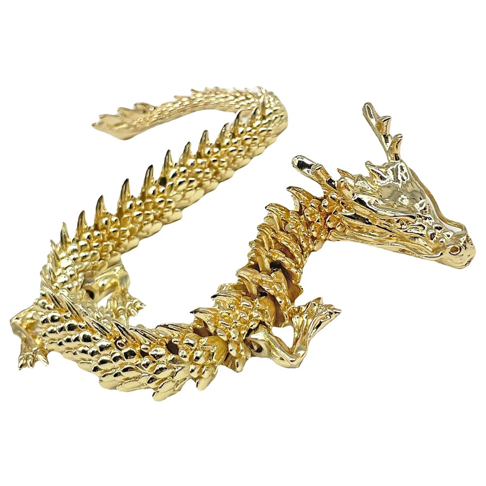 

Display Dragon Shape Adornment Brass Modeling Home Decor Decor Chinese Zodiac Sculpture Statue Decoration Shaped