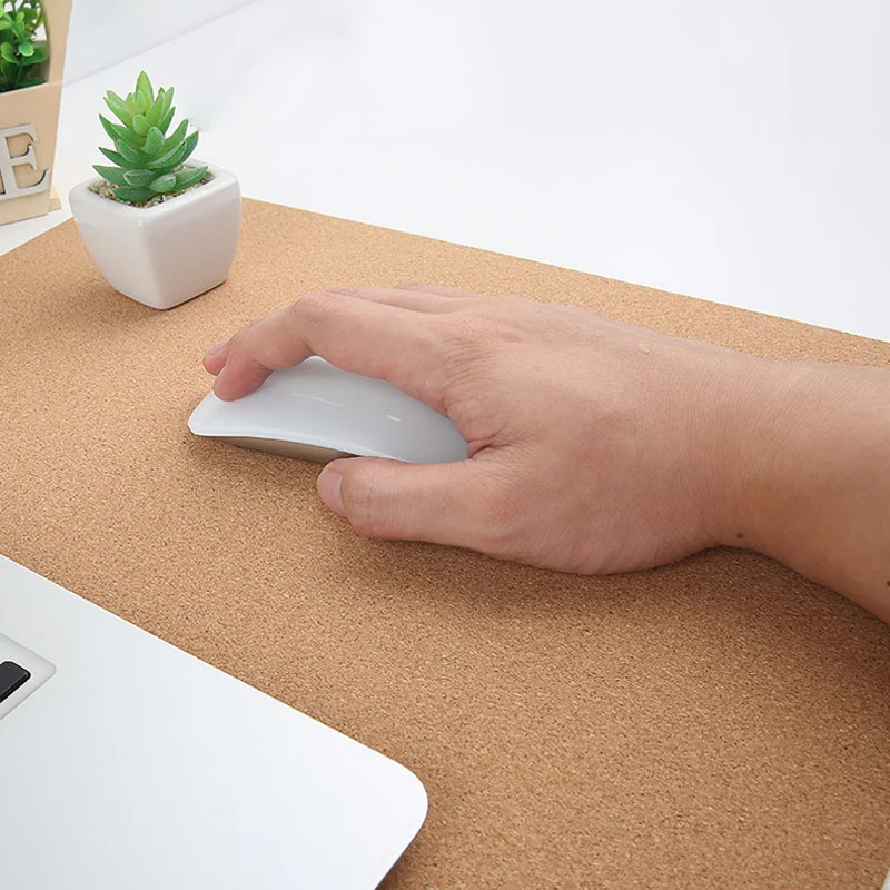 2022 New Upscale Mouse Pad Soft Natural Cork+PVC Antifouling Waterproof Desk Pad XXL Keyboard Pad Writing Desk Mat larg Mous Mat enlarge