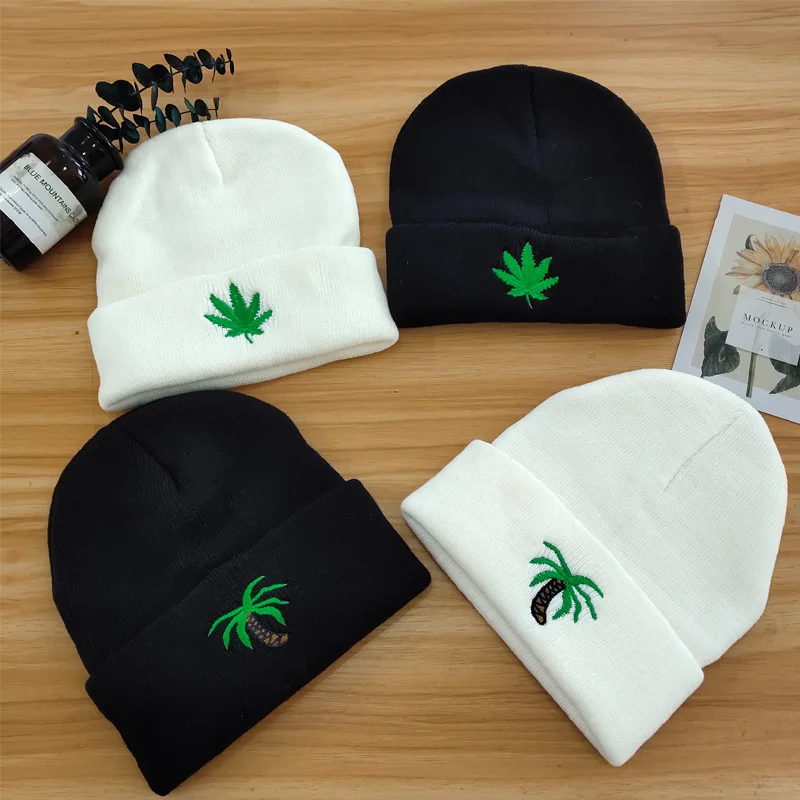 

Nieuwe Mode Beanie Hoed Vrouwen Mannen Gebreide Warme Winter Hoeden Effen Hip-Hop Casual Cuffed Mutsen Bonnet Party Gift