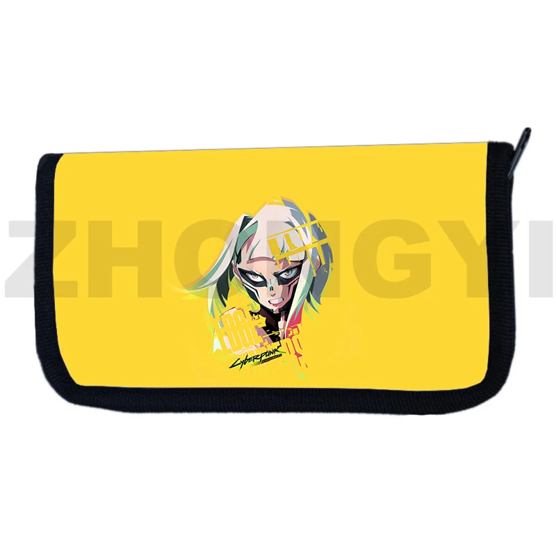 

3d-кошелек для подростков из аниме «Ребекка киберпанк», женский удлиненный бумажник, клатч, Сумочка для женщин и мужчин, кошелек для мелочей