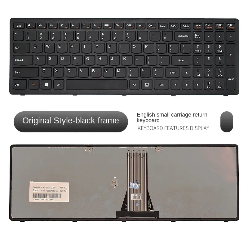 Замените костюм для Lenovo G500S G505S S500 Z510 Z505 Flex 15 S500T Z501 S510P клавиатура ноутбука