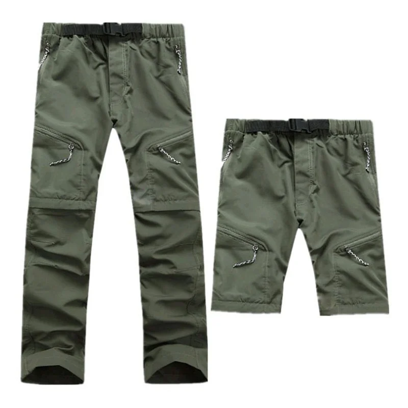 

Quick Dry Detachable Hiking Pants Men Outdoor Sport Camping Climbing Trekking Trousers Breathable Fishing Shorts Trouser