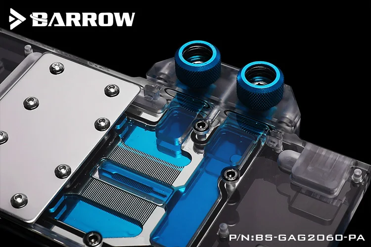 Водяной блок BARROW для Galaxy /Gainwor RTX2060 /GTX1660Ti/блок GPU с полным покрытием/5 В 3-контактный