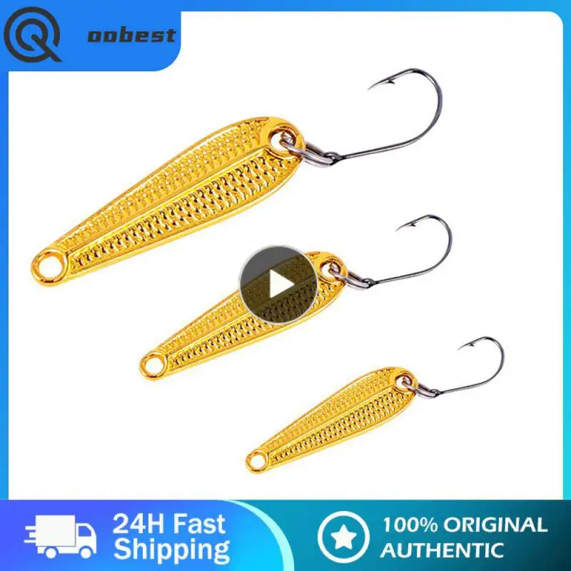 

Corrosion Resistance Horse Mouth Sequins Gold Fishing Hook Wear Resistance Hook Sequins Realistic Fishing Equipment Groove Sharp