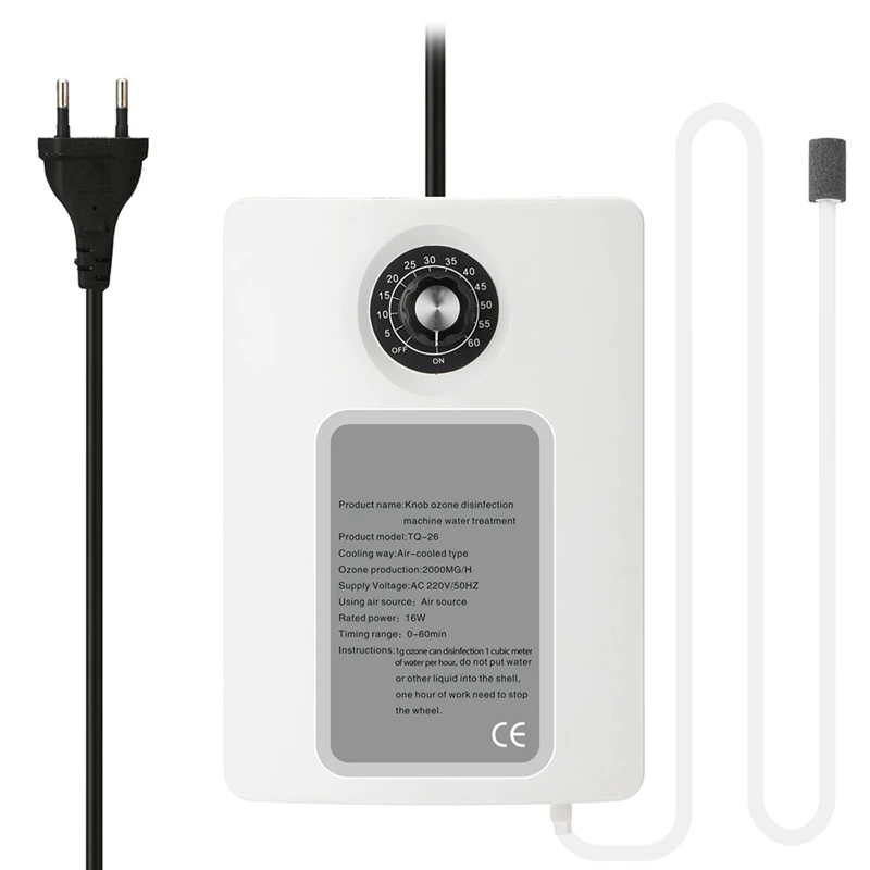 Озоновый эффективный ионизатор 2000 мг/ч освежитель воздуха вода фрукты овощи