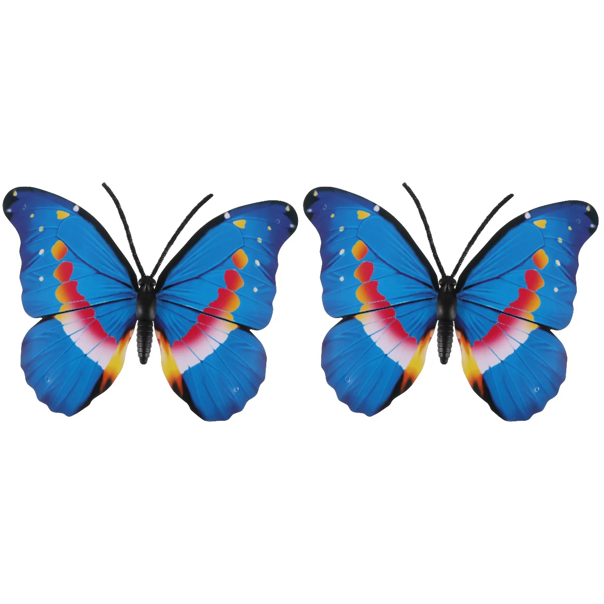

2pcs Portable Garden Home Ornament 3D House Decoration Butterflies Decal for Outdoor