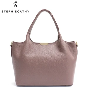 SC женская классическая сумка-корзина из натуральной кожи с верхней ручкой, женская модная сумка через плечо и сумка через плечо, Большая вместительная сумка на молнии