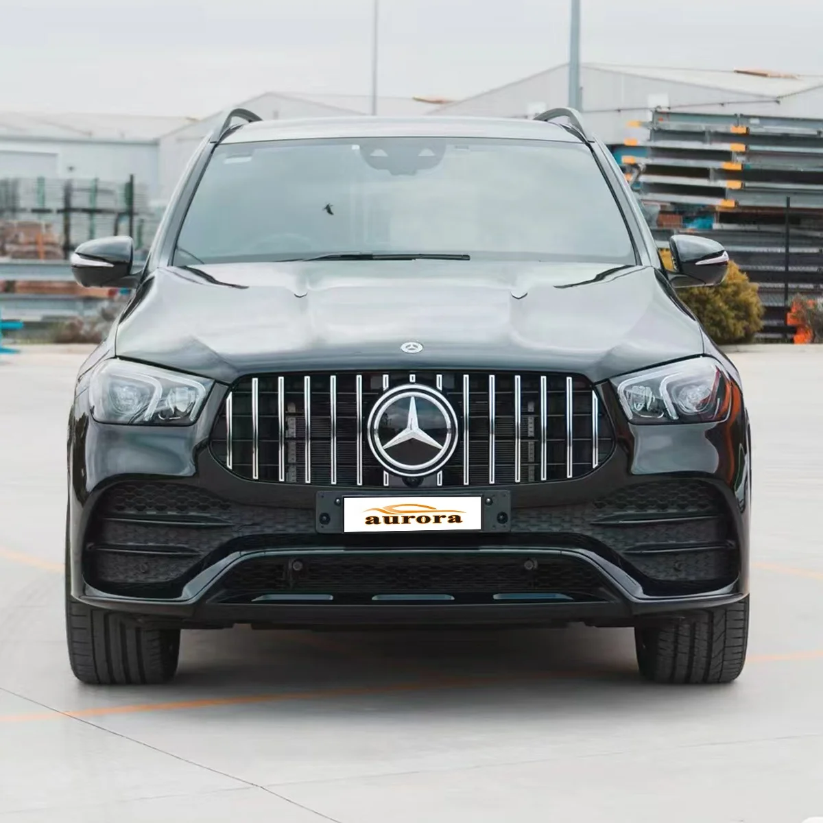Для Mercedes Benz GLE63 кузовный комплект модифицированная роскошная юбка переднего