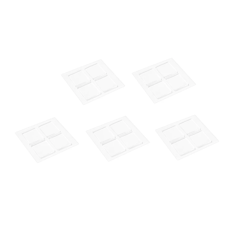 

4Pcs/Card Snare Drum Mute Pad Transparent Silicone Drum Damper Mufflers Accessory (5 Set)