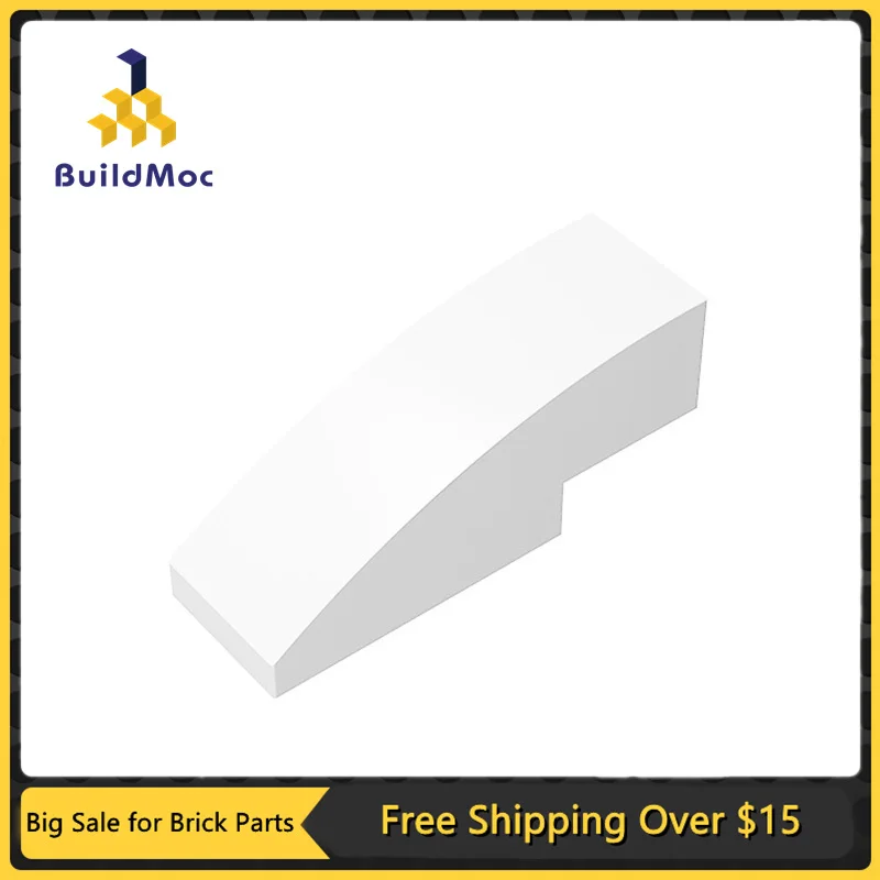 10Pcs MOC Parts 50950 Slope Curved 3 x 1 Compatible Bricks DIY Assmble Building Blocks Particle Kid Puzzle Brain Toy Gift - купить по