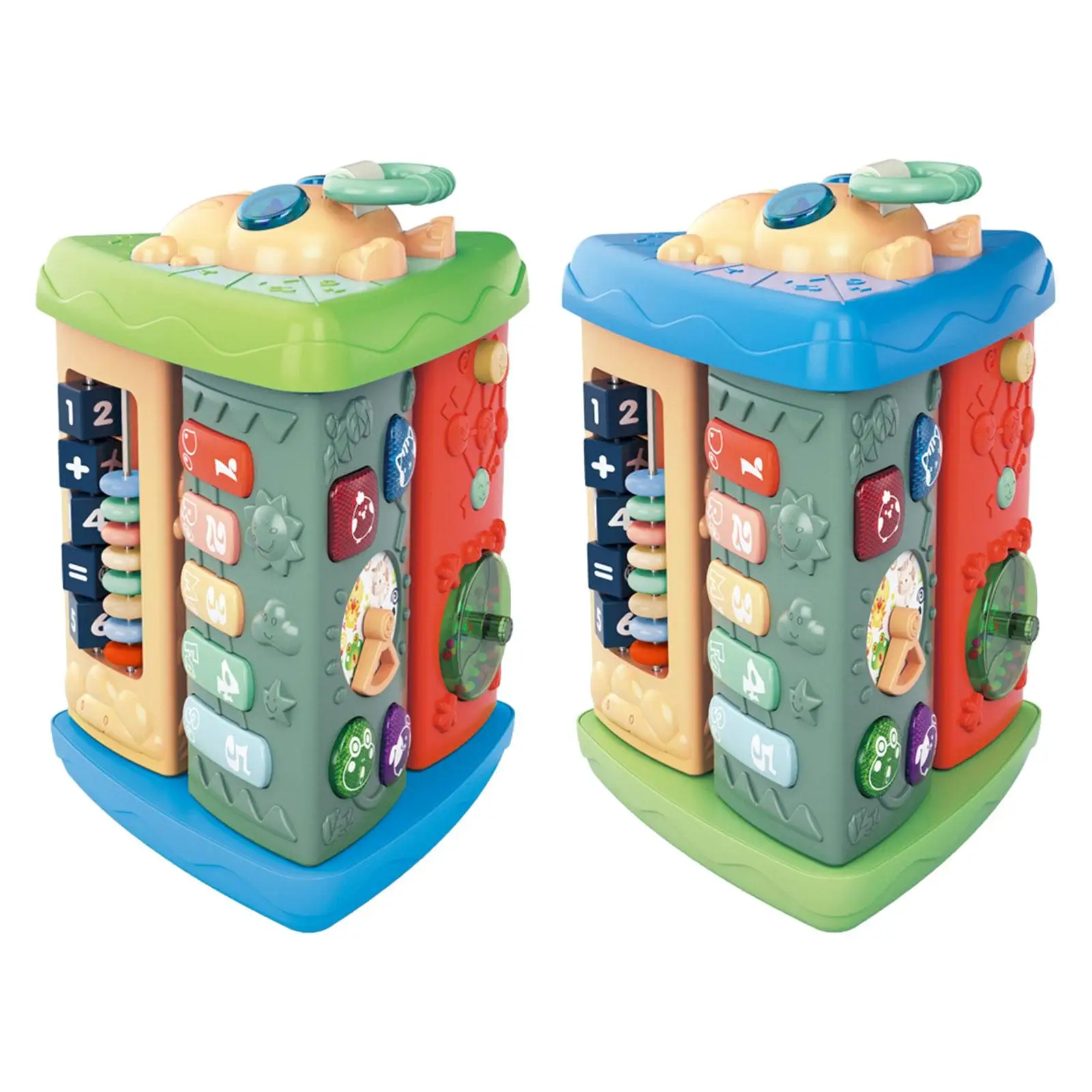 

Musical Learning Activity Center Baby Activity Cube Sound for Boy Children Girls Preschool Gifts