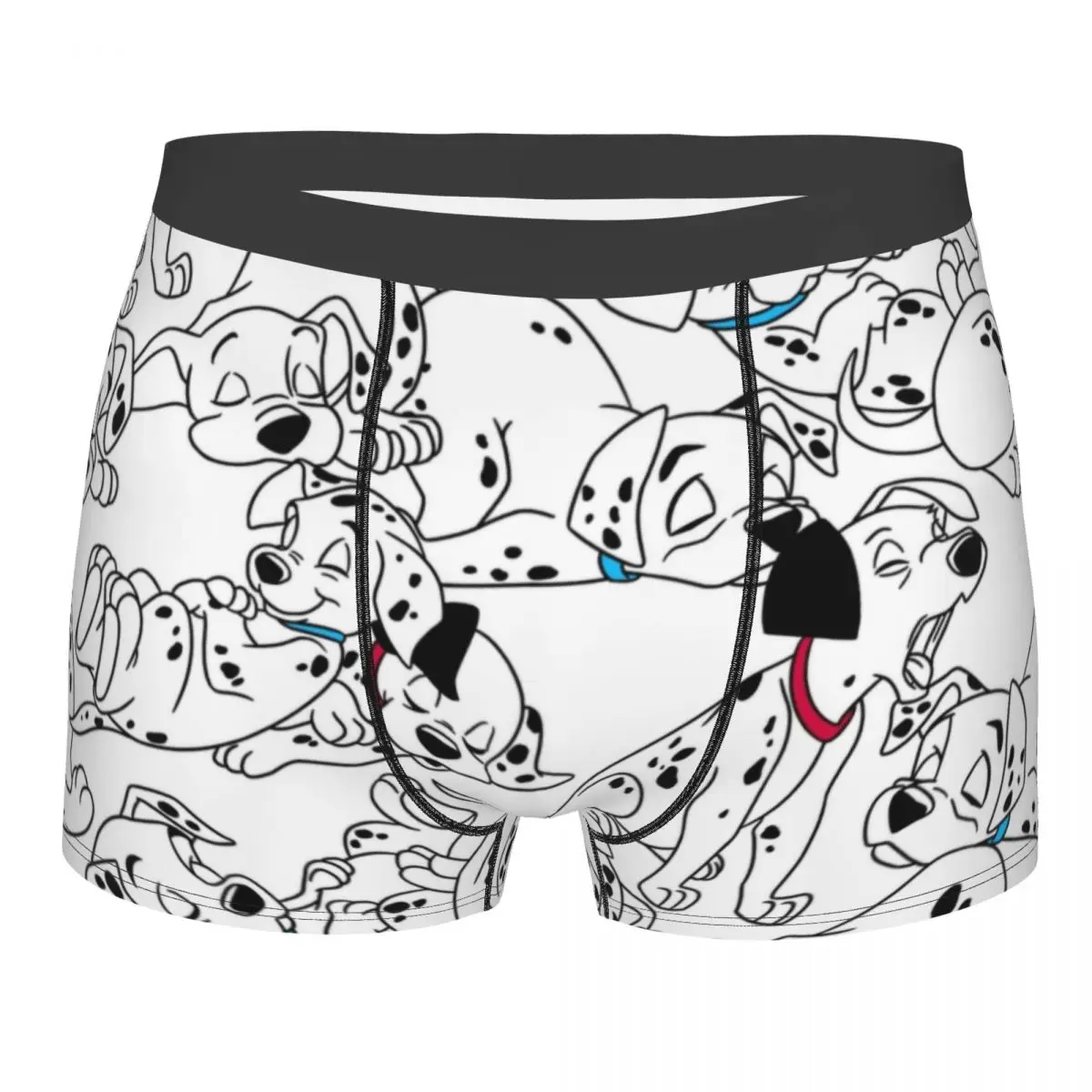 

Нижнее белье для мужчин, милые спальные далматинские трусы-боксеры с принтом, с щенком