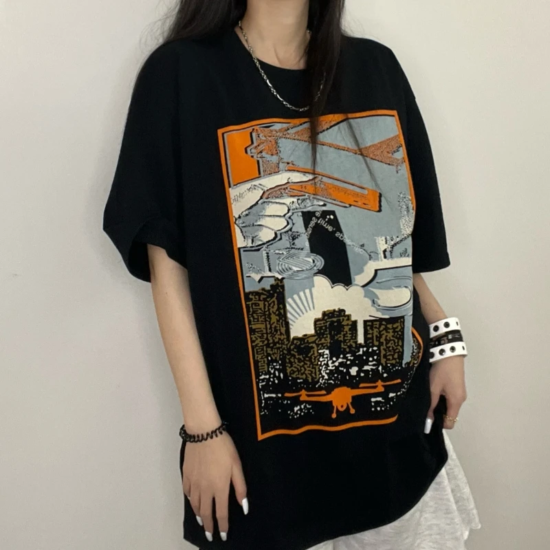 Новинка 2022ss Винтажная Футболка CAV EMPT C.E Cavempt мужская и женская летняя стильная