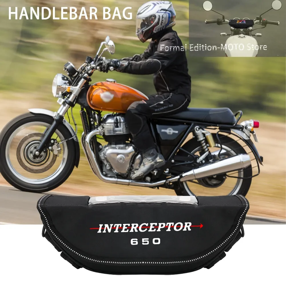 

Handlebar Bag for Interceptor 650 Interceptor 650 Twin Continental GT650 Sports Motorcycle Steering Wheel Navigation Bag