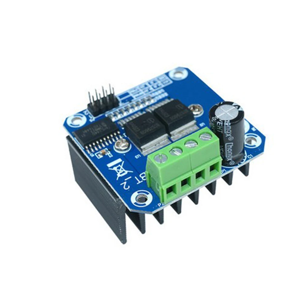 

Double BTS7960 BTS7960B DC 43A Stepper Motor Driver Module H-Bridge PWM Module DIY Smart Car Current diagnostic