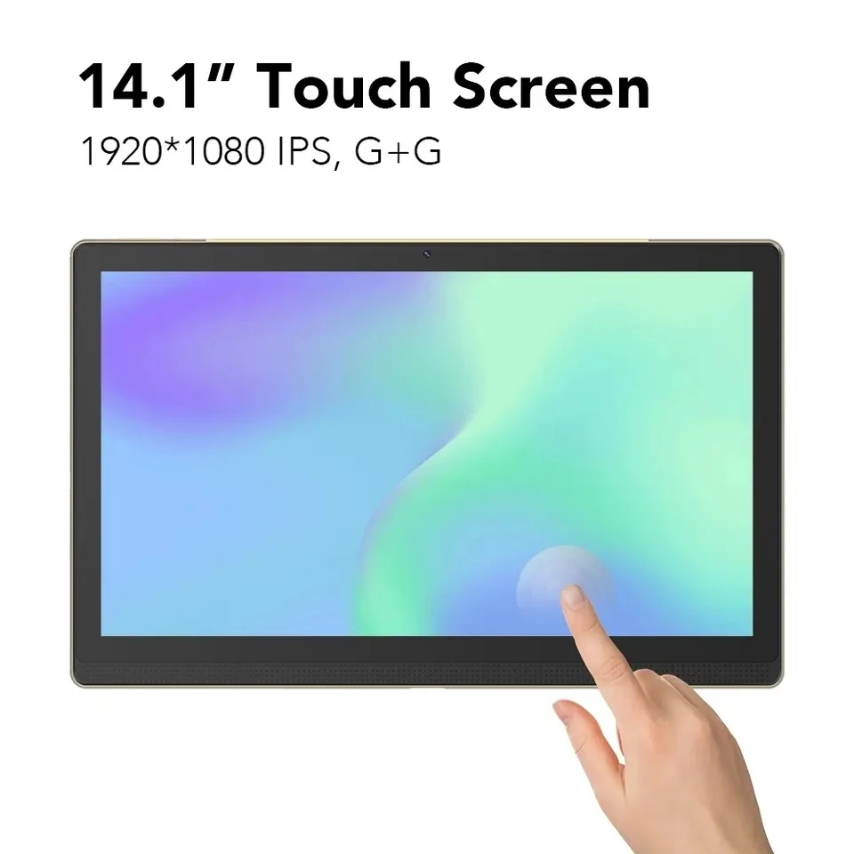 Global Version 14.1 Inch Tablet PC 1920x1080 IPS Big Screen 5+13MP 8+256GB Deca-Core планшет 2 IN 1 Tablets Android 12 Large PAD images - 6