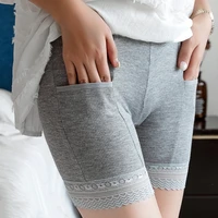 sure you like summer seamless shorts with pocket shorts womens safety pants ladies shorts with lace plus big size safety pants