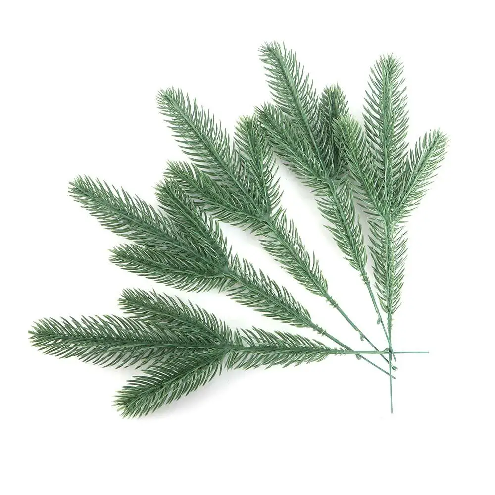 

DIY Crafts Plastic Evergreen Plants Home Decor Christmas Decorations Wreath Accessories Artificial Pine Needles
