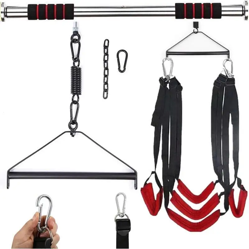 

Sex Swing Metal Tripod Stents Sexual Furniture Fetish Bondage Adult Products Chairs Hanging Pleasure Sex Toys for Couples Women