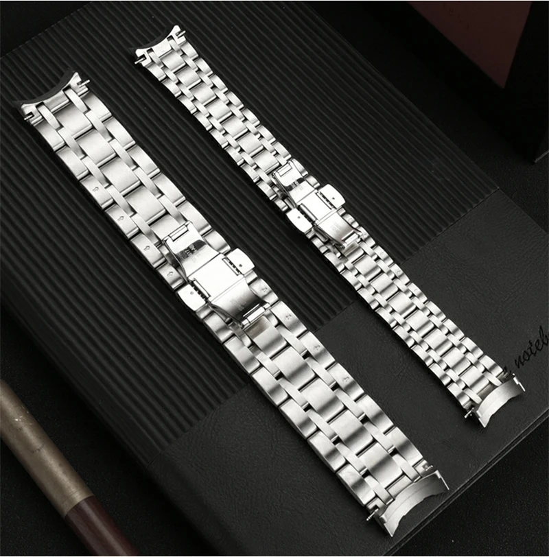 Для Tissot 1853 ремешок для часов Kutu мужской однотонный с дугой T035 механический из