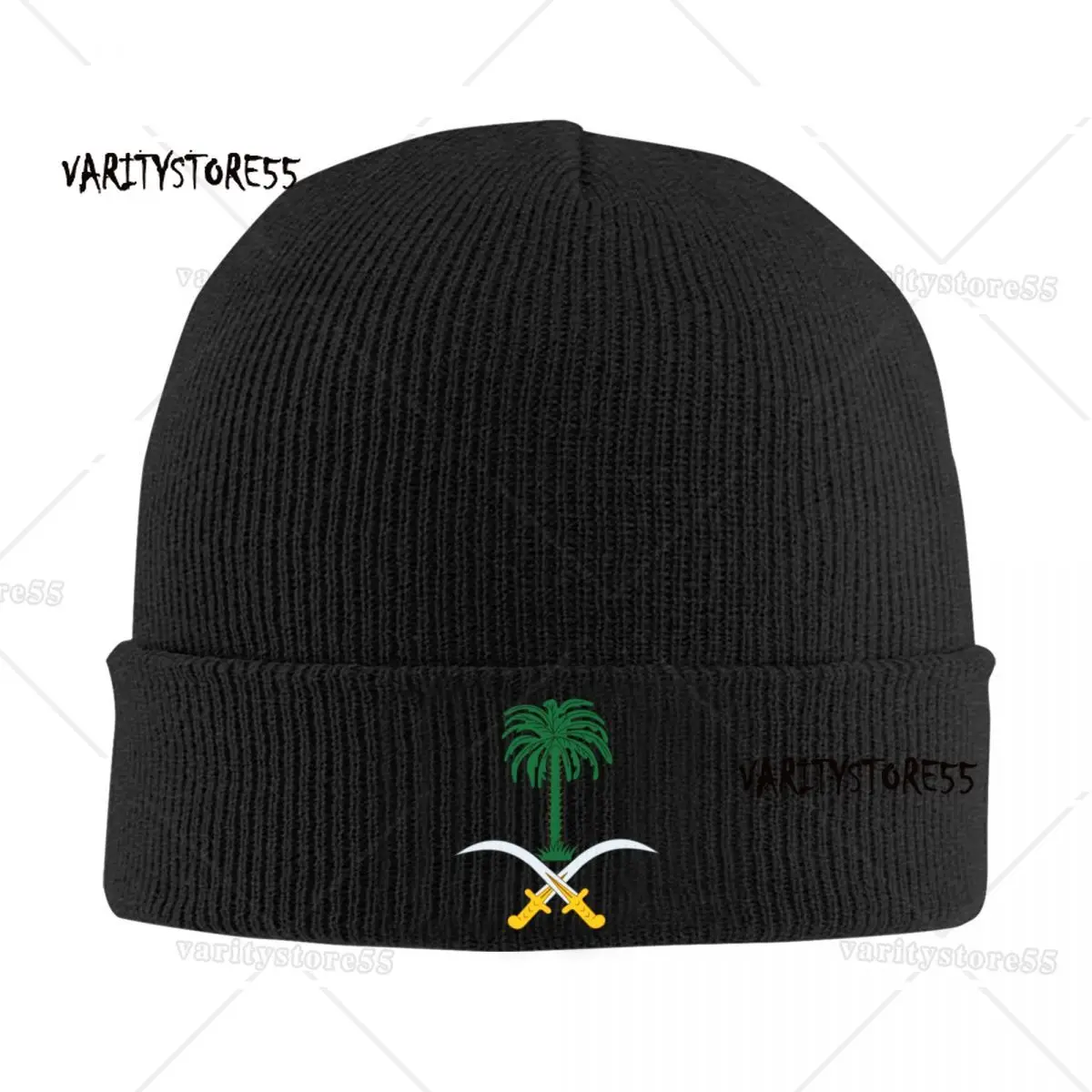 Изготовленная на заказ эмблема Саудовской Аравии Skullies шапки в стиле хип-хоп