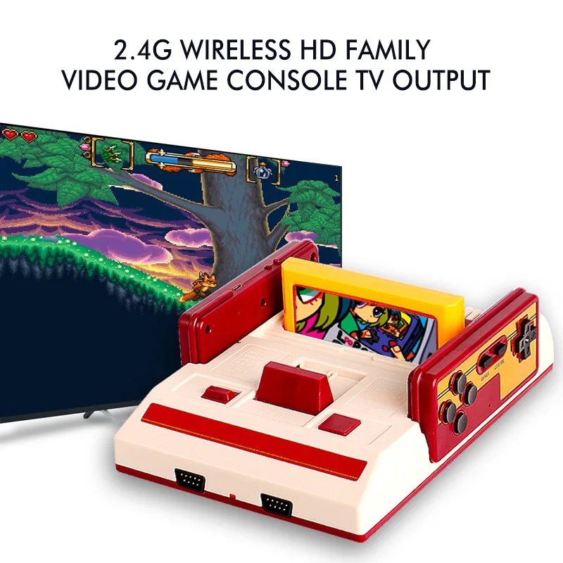 Консоль игровая беспроводная 2 4 ГГц HDMI два режима 8 бит |