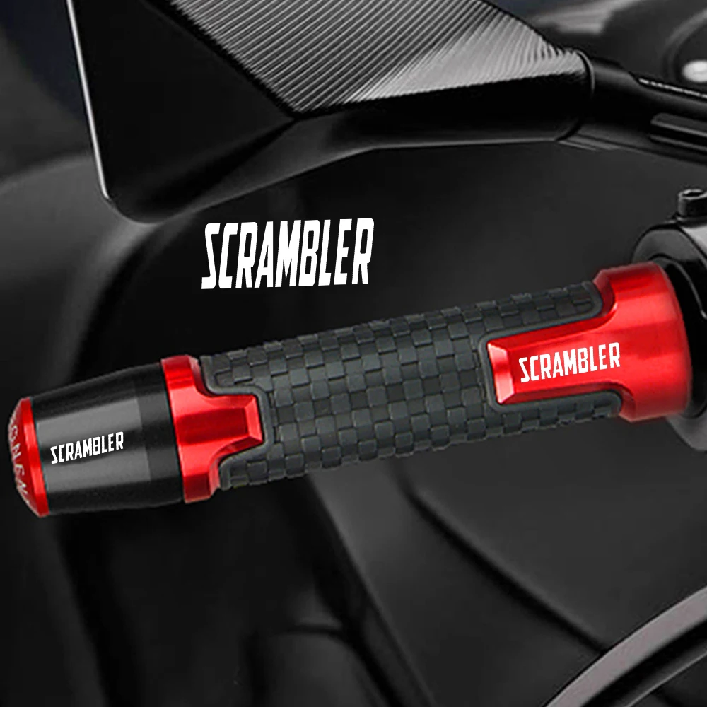 

Motorcycle 7/8" 22MM Accessories CNC Handlebar Grips Slider Cap Plug Bar End Counterweight tools For Ducati ScRambleR 2015 2016