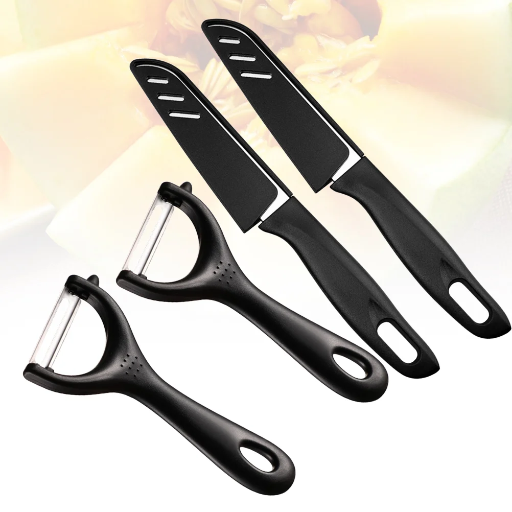 

4 Pcs Doitool Kitchen Supplies Vegetable Peeler Kitchen Utensil Mulitool Household Fruit Peeler Kit Planer