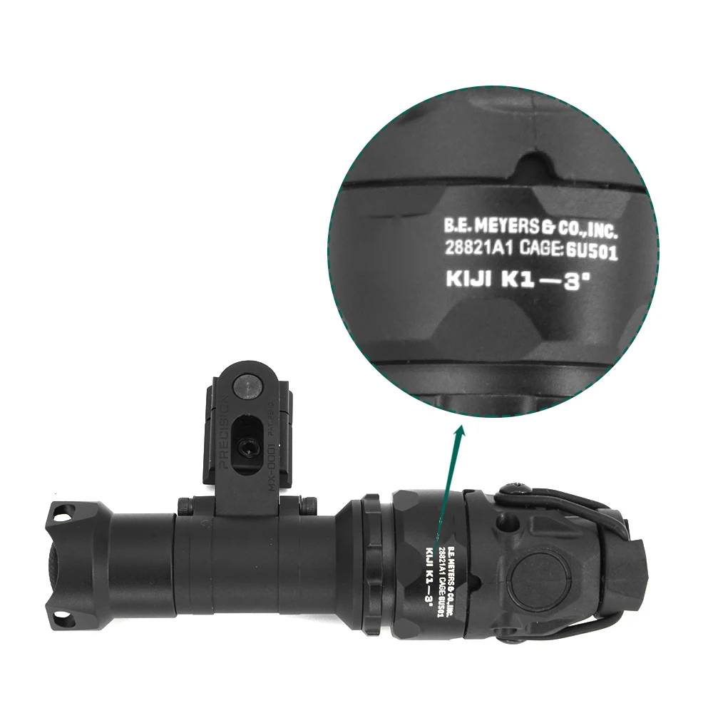 Тактический фонарик KIJI K1-3 Degree IR Illuminator w/ SS Max Helmet светильник Mount Black Combo