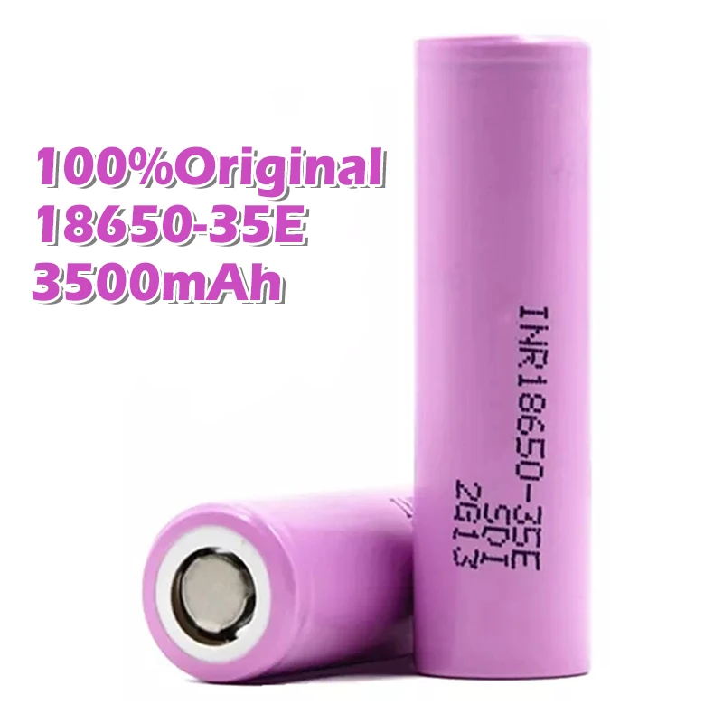 

18650 3500mah 35E 25A INR discharge 3.7V rechargeable Li-ion battery