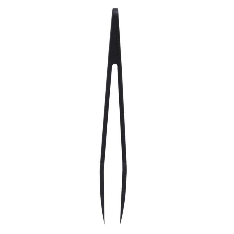 

18 Pcs Black Plastic Electronic Pointy Tip Anti-Static Tweezers